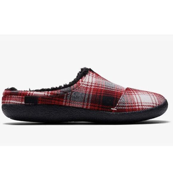 Toms Berkeley Men’s Sz 8 Slippers Red Plaid New In Box $60+ - Picture 4 of 7